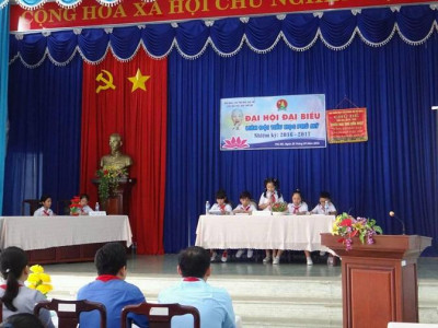 Đại hội Liên Đội trường TH Phú Mỹ nhiệm kì 2016-2017