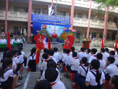 Trường tiểu học Phú Mỹ hân hoan trong ngày khai giảng năm học mới 2018-2019