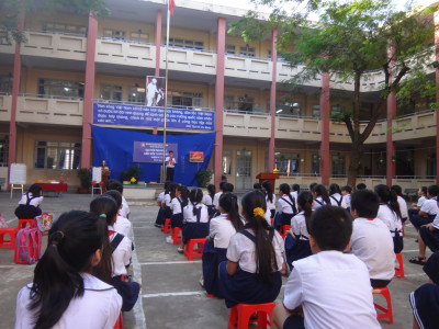 Đại hội liên đội trường TH Phú Mỹ năm học 2018-2019