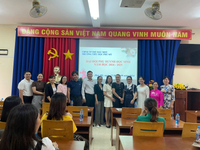 Trường tiểu học Phú Mỹ tổ chức thành công Đại hội phụ huynh học sinh đầu năm học 2024-2025